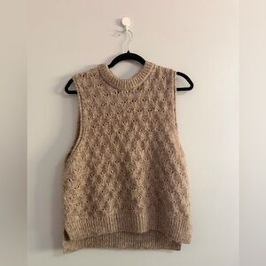 Universal Thread Tan Knit Sweater Vest